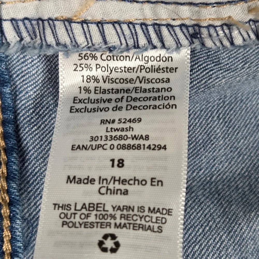 Sofia Jeans by Sofia Vergara Marisol Bootcut Light Wash Denim Size 18